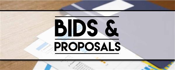 Bids & Proposals Bids & Proposals